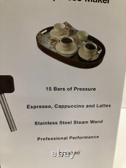 Cuisinart Manual Espresso Maker, 1.66 Quart, EM-100NP1 Stainless Steel