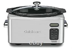 Cuisinart PSC-650 Stainless Steel 6.5 Quart Programmable Slow Cooker