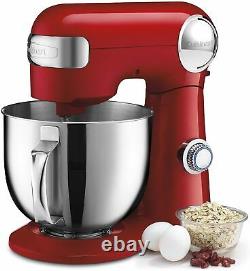 Cuisinart Precision Master SM-50R 5.5-Quart Stand Mixer Ruby Red