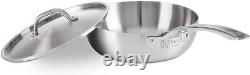 Culinary Professional 5-Ply Stainless Steel Saucier Pan, 3 Quart, NEW