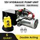 Dc12v 6-quart High Flow Double-acting Hydraulic Pump Power Unit Dump Trailer