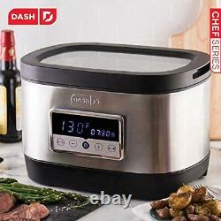 Dash Chef Series Stainless Steel Sous Vide 8.5 quart Silver/Black