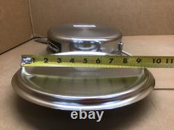 Demeyere 3-Quart Industry 5-Ply Stainless Steel Saute Pan with Lid