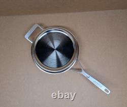 Demeyere 3-Quart Industry 5-Ply Stainless Steel Saute Pan with Lid