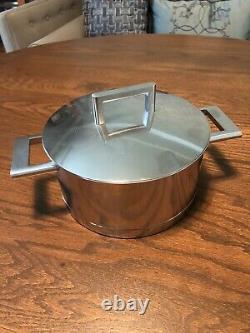 Demeyere John Pawson 3.2 Quart Stainless Steel Dutch Oven Teo Handled Pot