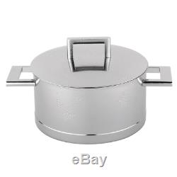 Demeyere Stainless Steel 4.2 Quart Dutch Oven John Pawson