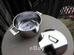 Demeyere Stainless Steel 4.2 Quart Dutch Oven John Pawson