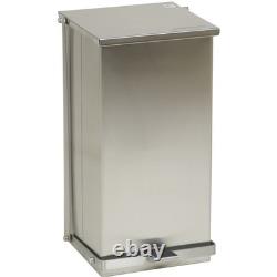Detecto C-48 Medical Step-On Can Waste Receptical, 48 Quart, Stainless Steel