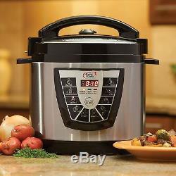 Digital Power Pressure Cooker CANNER PLUS XL Electric 8 Quart Stainless Steel