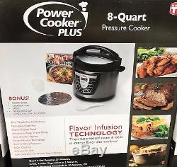 Digital Power Pressure Cooker CANNER PLUS XL Electric 8 Quart Stainless Steel