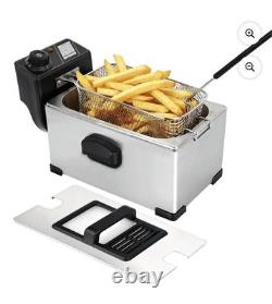 EDF-3507 Elite Cuisine Immersion Deep Fryer, 3.5-Quart, Stainless Steel