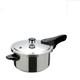Effortless 4-quart Stainless Steel Pressure Cooker With Locking Lid Safety