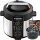 Electric Pressure Cooker 6 Quart Stainless Steel 9 In 1 Instant Multi Cooker New