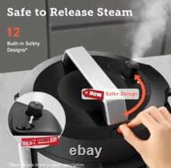Electric Pressure Cooker 6 Quart Stainless Steel 9 in 1 Instant Multi Cooker NEW