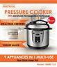 Electric Pressure Cooker Multi-function 8 Quarts 1250w Stainless Steel Yogurt Ul