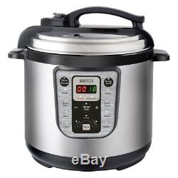 Electric Pressure Cooker Multi-function 8 Quarts 1250W Stainless Steel Yogurt UL