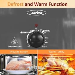 Electric Roaster 26 Quart Stainless Steel Large Capacity with Self-Basting Lid