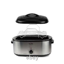 Electric Roaster Oven 22 Quart with Self-Basting Lid Turkey Adjustable Extra-Large