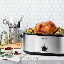 Electric Roaster Oven 22 Quart with Self-Basting Lid Turkey Adjustable Extra-Large