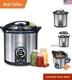 Elegant 17-quart Stainless Steel Digital Canner Automatic With Recipe Guide