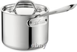 Elegant 2-Quart Stainless Steel Saucepan with Lid Durable & Lightweight Design