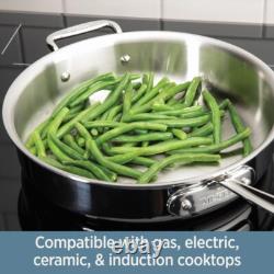 Elegant 2-Quart Stainless Steel Saucepan with Lid Durable & Lightweight Design