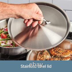 Elegant 2-Quart Stainless Steel Saucepan with Lid Durable & Lightweight Design