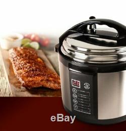 Emson 5 Quart Capacity Smoker Indoor Pressure Smoker & Cooker 1000 Watts