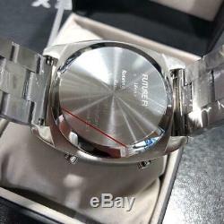 FUTURE FUNK ANALOG Retro Wrist Watch Japan Rare Quarts Mens Stainless Steel