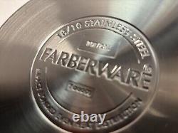 Farberware 6 Pc Classic Stainless Steel Saucepans With Lids 1,2,3 Quart. New