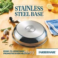 Farberware Classic Stainless Steel Cookware Pots and Pans Set, 15-Piece 50049