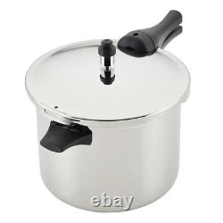 Farberware Stainless Steel Induction Stovetop Pressure Cooker, 8-Quart