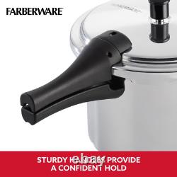 Farberware Stainless Steel Induction Stovetop Pressure Cooker, 8-Quart