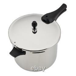 Farberware Stainless Steel Induction Stovetop Pressure Cooker, 8-Quart