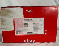 Fissler Pure Collection Stainless Steel 4.1 Quart Rondeau with Metal Lid (F1)