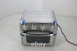 Geek Chef GTO16 Silver Air Fryer Toaster Oven Combo 16 Quart Stainless Steel