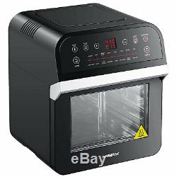 GoWISE 12.7-Quart Electric 15-in-1 Programmable Air Fryer and Oven Combo, Black