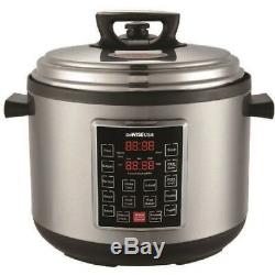 GoWISE 14-Quart 12-in-1 Electric Programmable Pressure Cooker Stainless Steel