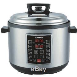GoWISE 14-Quart 12-in-1 Electric Programmable Pressure Cooker Stainless Steel