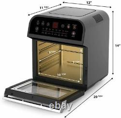 GoWISE USA GW44800-O Deluxe 12.7-Quarts 15-in-1 Electric Air Fryer Oven withRotiss