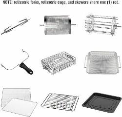 GoWISE USA GW44800-O Deluxe 12.7-Quarts 15-in-1 Electric Air Fryer Oven withRotiss