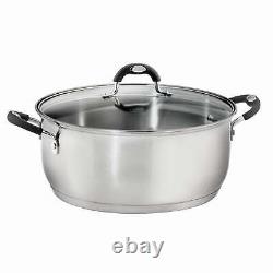 Gourmet 9 Quart Stainless Steel Dutch Oven