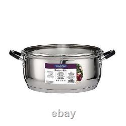 Gourmet 9 Quart Stainless Steel Dutch Oven