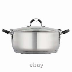 Gourmet 9 Quart Stainless Steel Dutch Oven