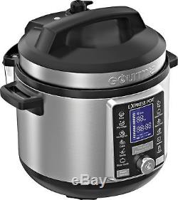 Gourmia 6-Quart Pressure Cooker with Auto Release Stainless Steel