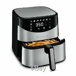 Gourmia Air Fryer 6-qt Quart Digital Multi Mode AirFryer Stainless Steel