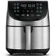 Gourmia Gaf856 8 Quart Stainless Steel Digital Fryer With Guided Cooking Black