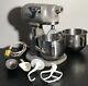 Hobart N-50 5 Quart Commercial Mixer 115v With Hook, Whisk & Paddle, Extra Bowl