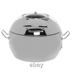 HUBERT Induction Chafer for Soup, 11 1/2 Quart Stainless Steel 19 1/2L x 18