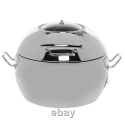 HUBERT Induction Chafer for Soup, 11 1/2 Quart Stainless Steel 19 1/2L x 18
